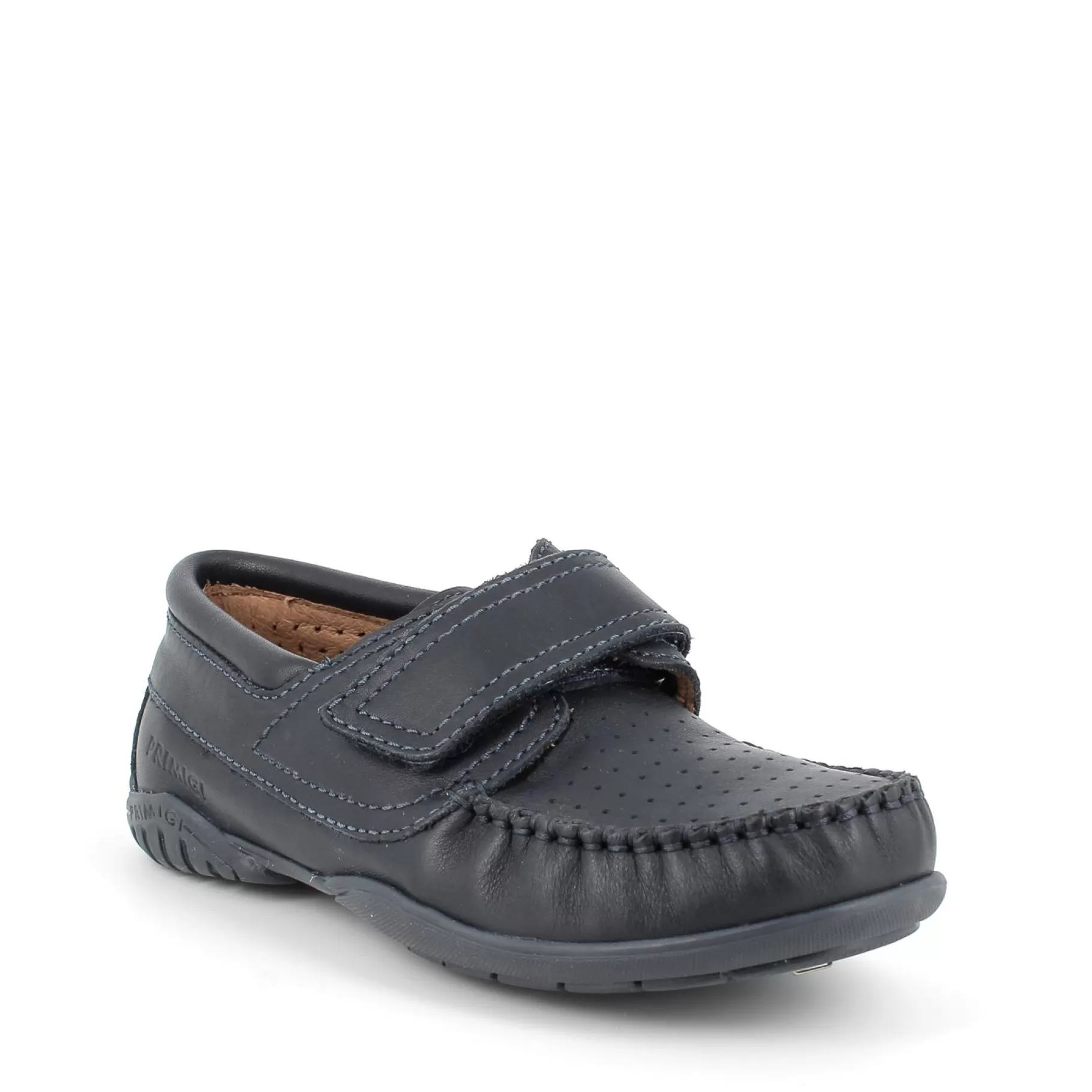 Primigi Mocassini in pelle da bambino navy^Bambino Scarpe Con Strappi