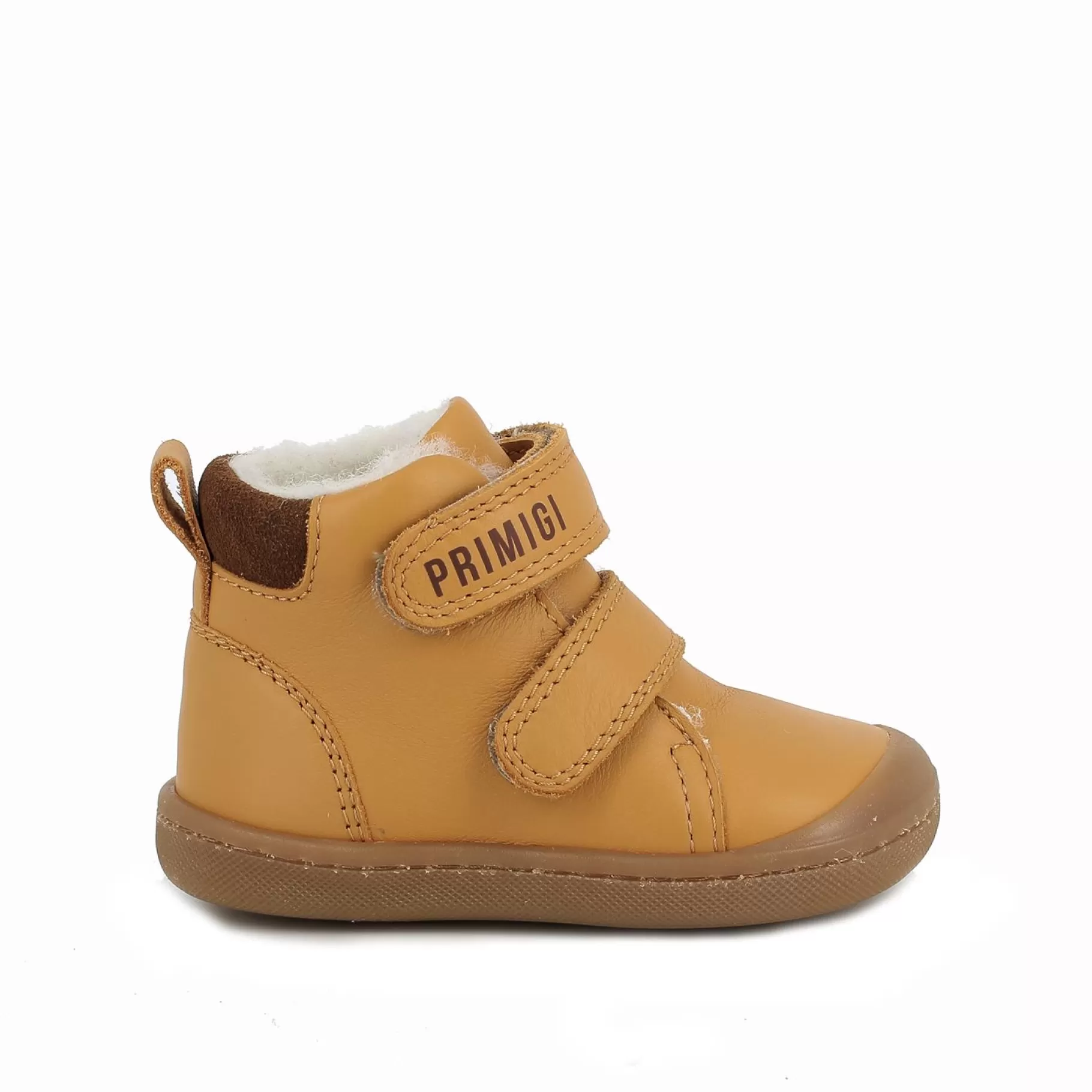 Primigi Scarpe eco-sostenibili in pelle da bambino senape^Bambino Scarpe Con Strappi | Scarpe Primi Passi