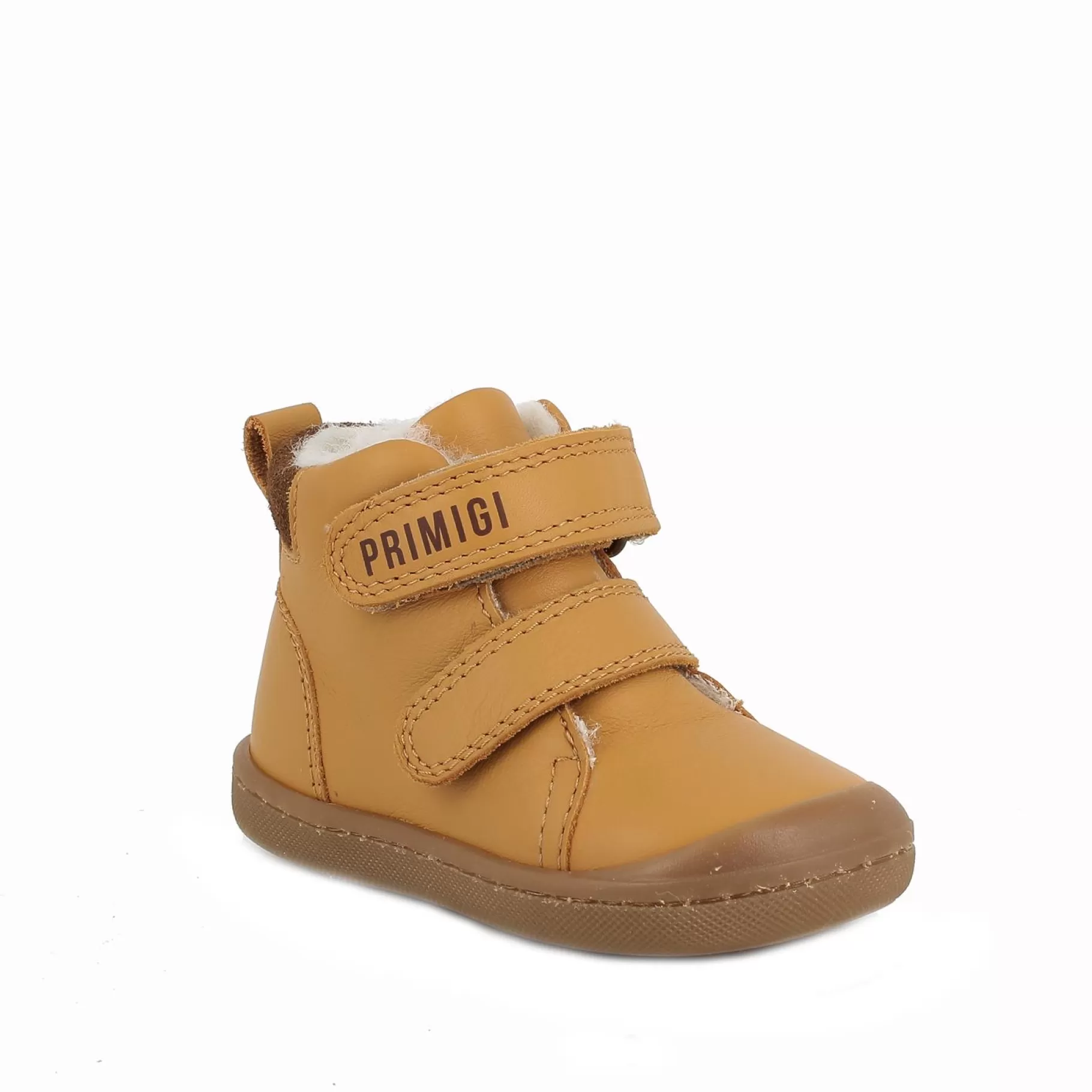 Primigi Scarpe eco-sostenibili in pelle da bambino senape^Bambino Scarpe Con Strappi | Scarpe Primi Passi