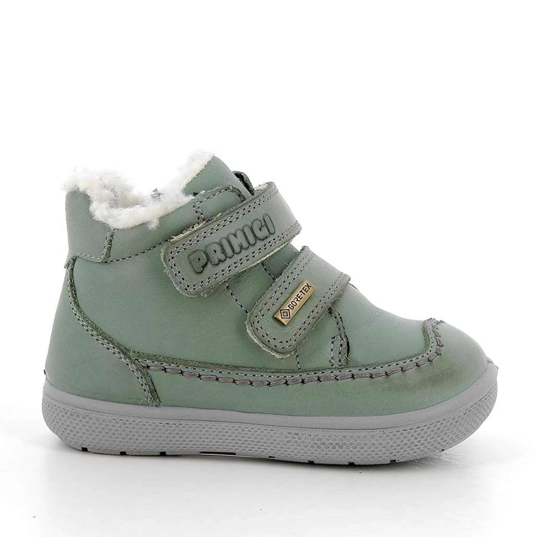 Primigi Scarpe gore-tex in pelle da bambino alga^Bambino Scarpe Con Strappi | Scarpe In Gore-tex