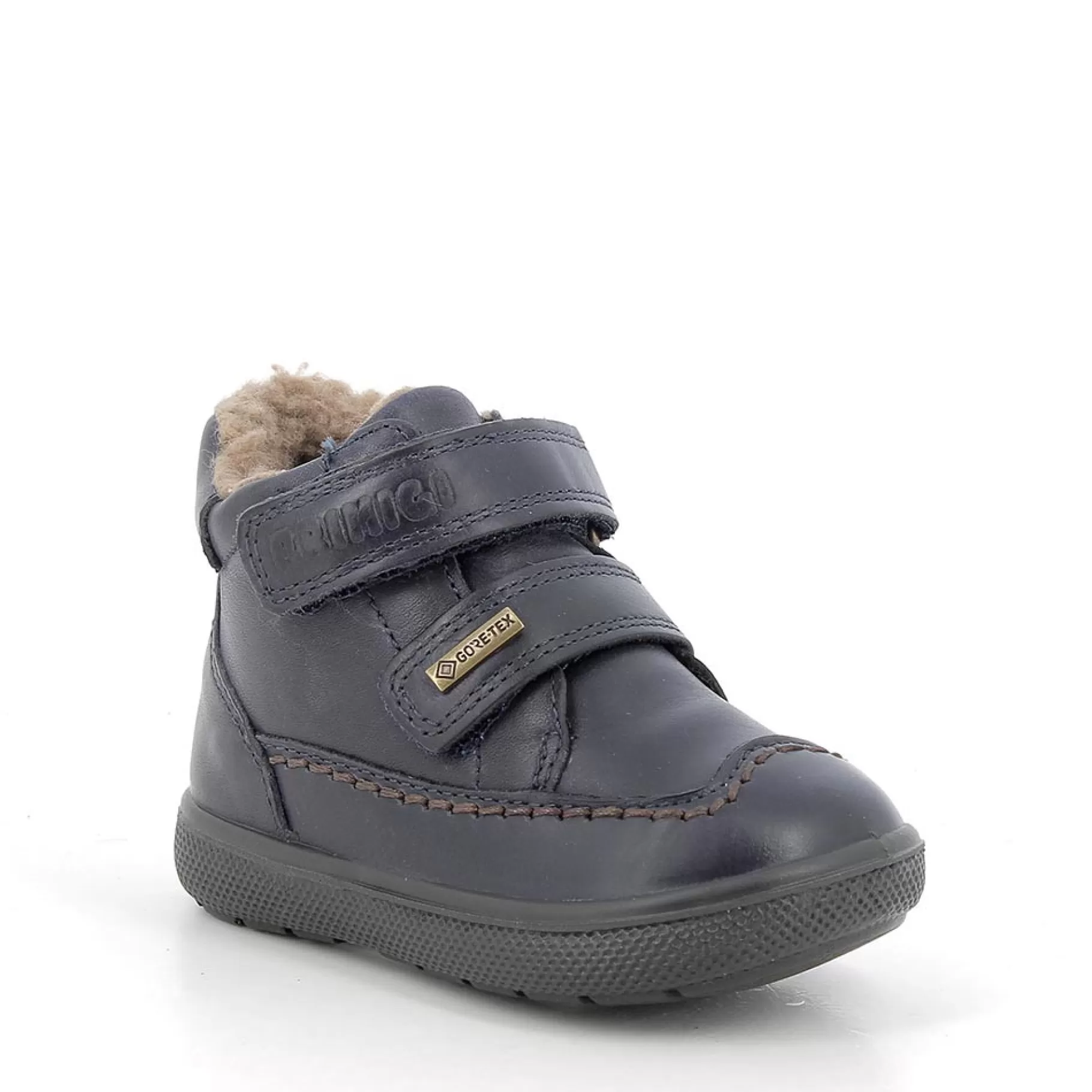 Primigi Scarpe gore-tex in pelle da bambino scuro^Bambino Scarpe Con Strappi | Scarpe In Gore-tex