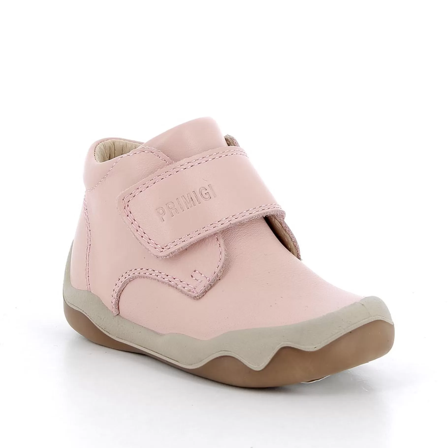 Primigi Scarpe in pelle da bambina cipria^ Scarpe Primi Passi | Scarpe Con Strappi