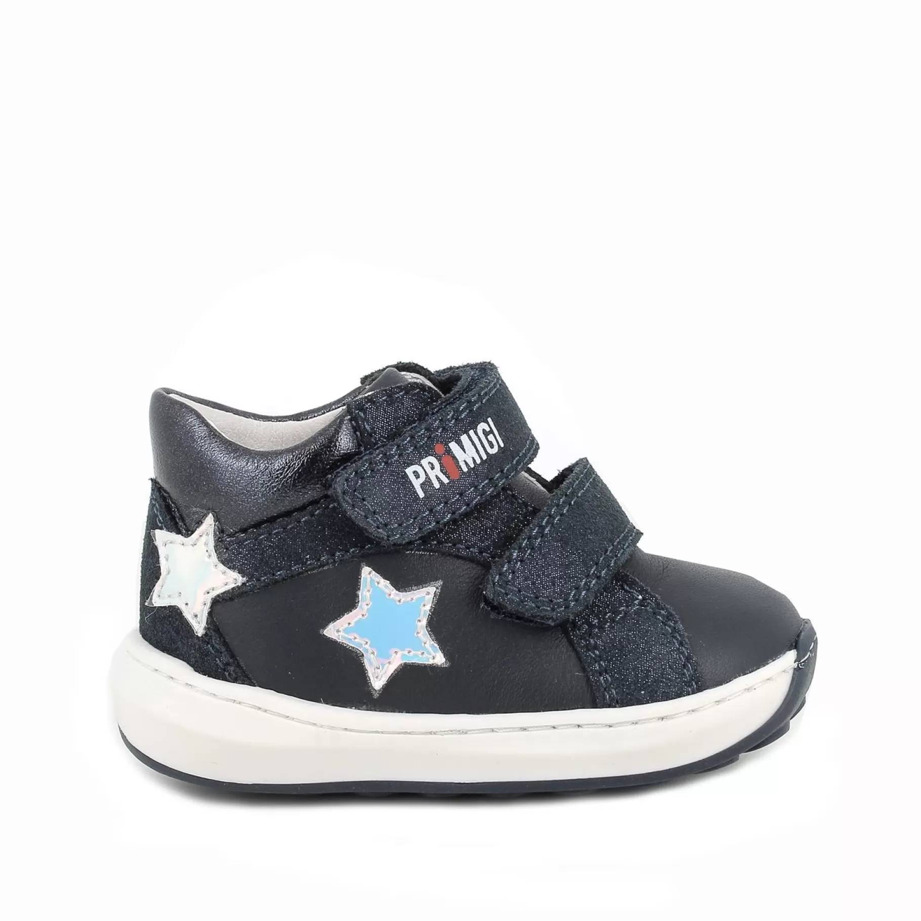 Primigi Scarpe in pelle da bambina navy- laminato^ Scarpe Con Strappi | Scarpe Primi Passi