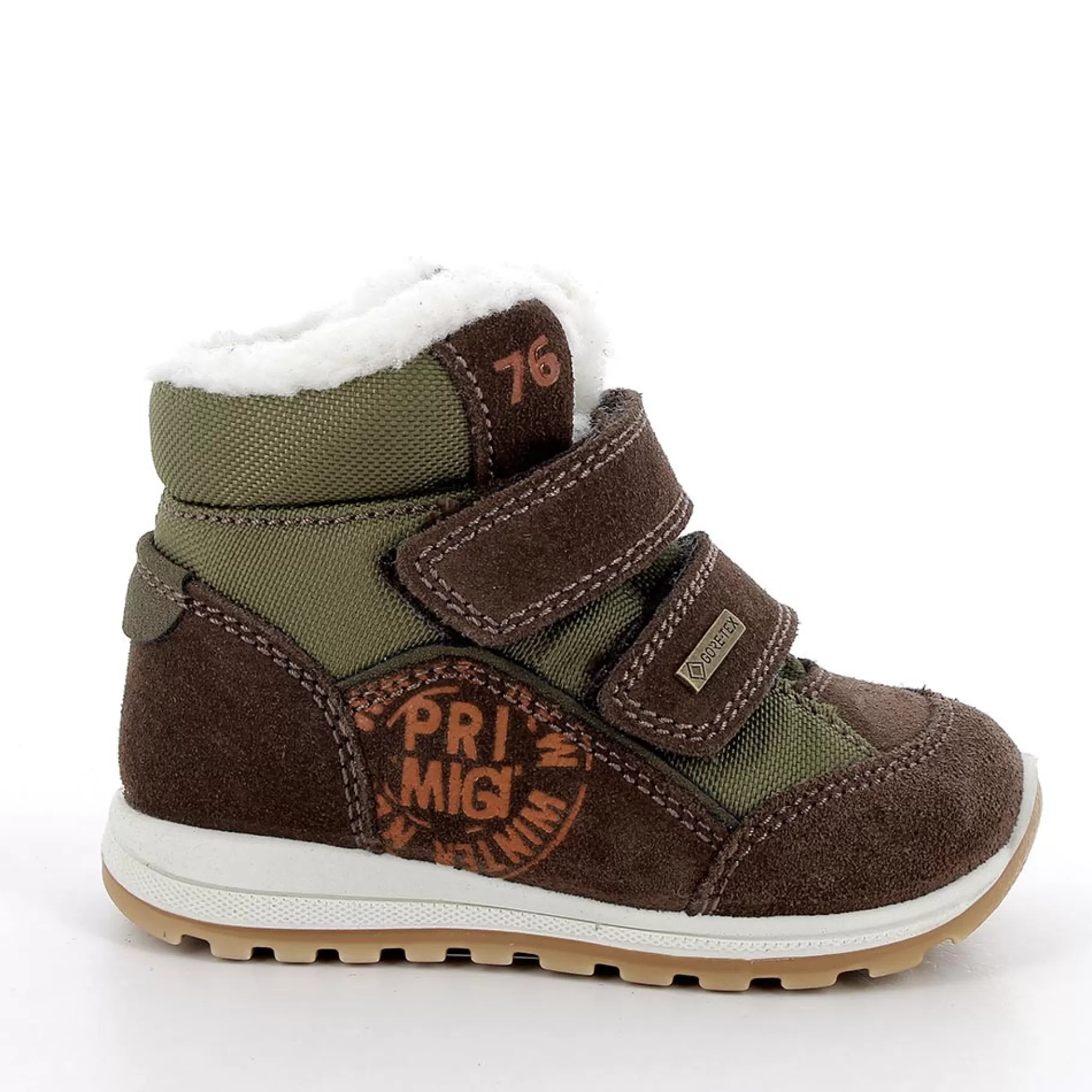 Primigi Scarponcini gore-tex da bambino tortora scuro-oliva^Bambino Stivali Da Neve | Scarpe In Gore-tex