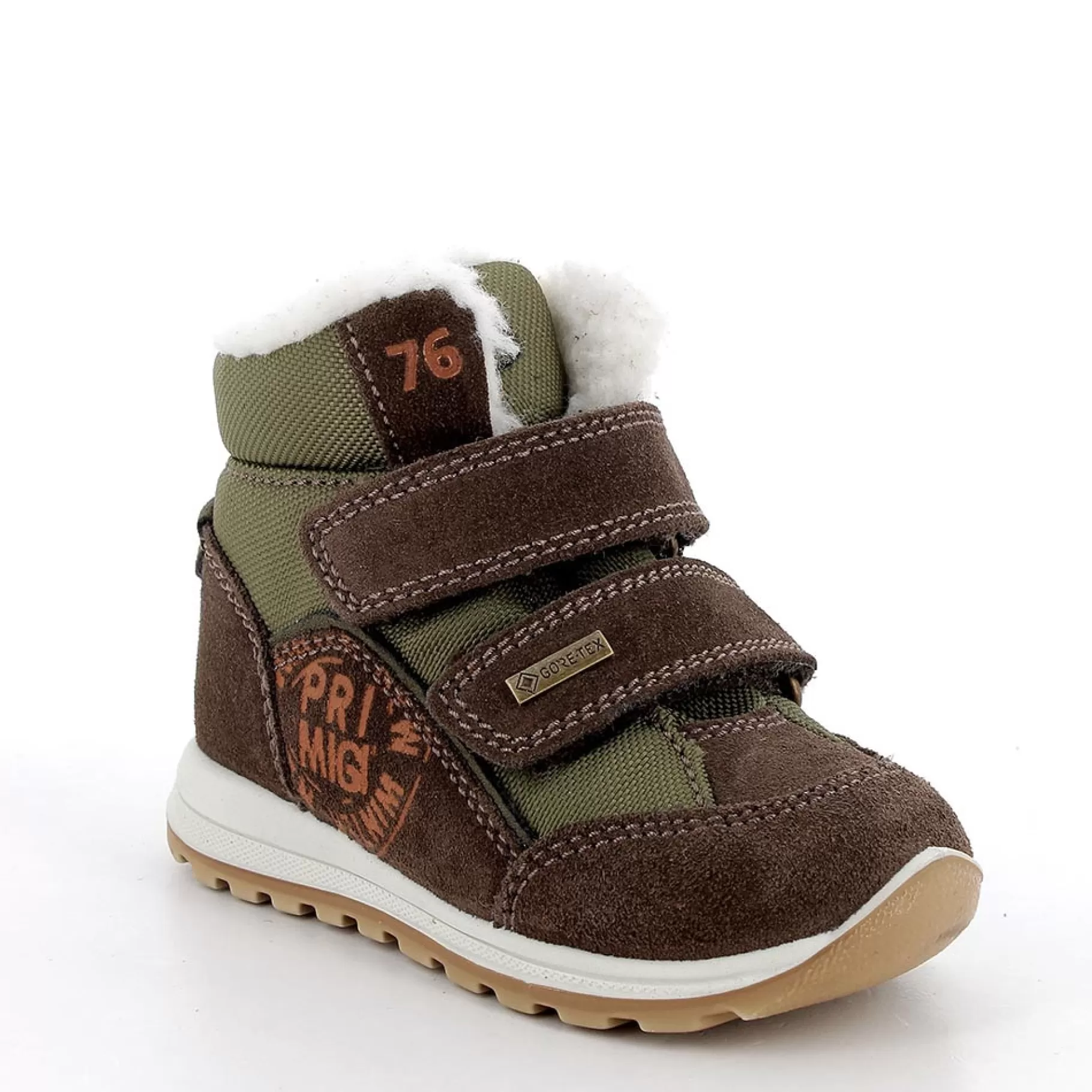 Primigi Scarponcini gore-tex da bambino tortora scuro-oliva^Bambino Stivali Da Neve | Scarpe In Gore-tex