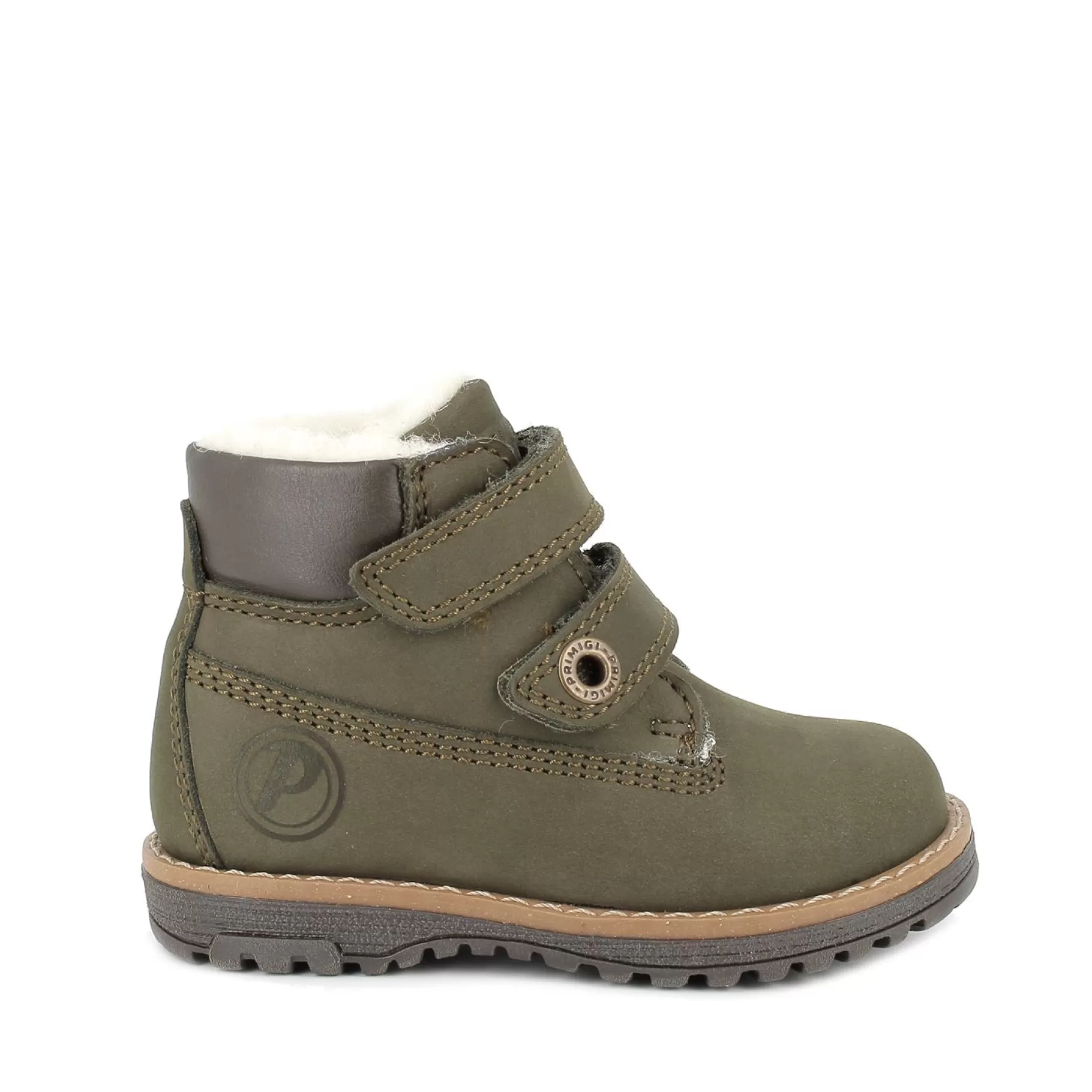 Primigi Scarponcini in pelle da bambino militare^Bambino Scarpe Con Strappi | Stivaletti E Scarponcini