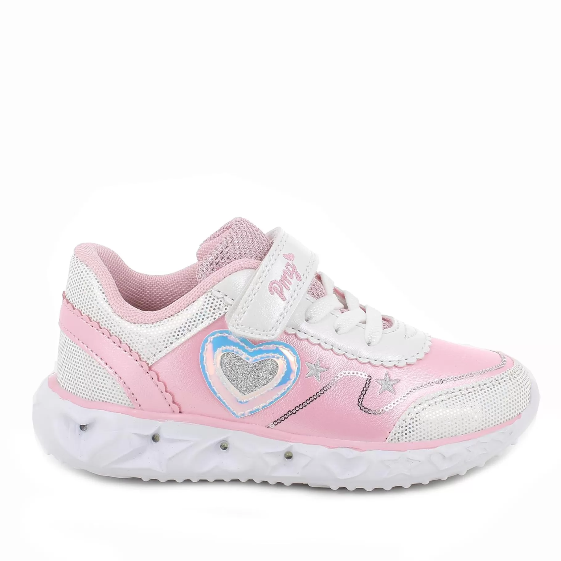 Primigi Sneakers da bambina perlato-argento^ Scarpe Con Strappi | Scarpe Con Luci