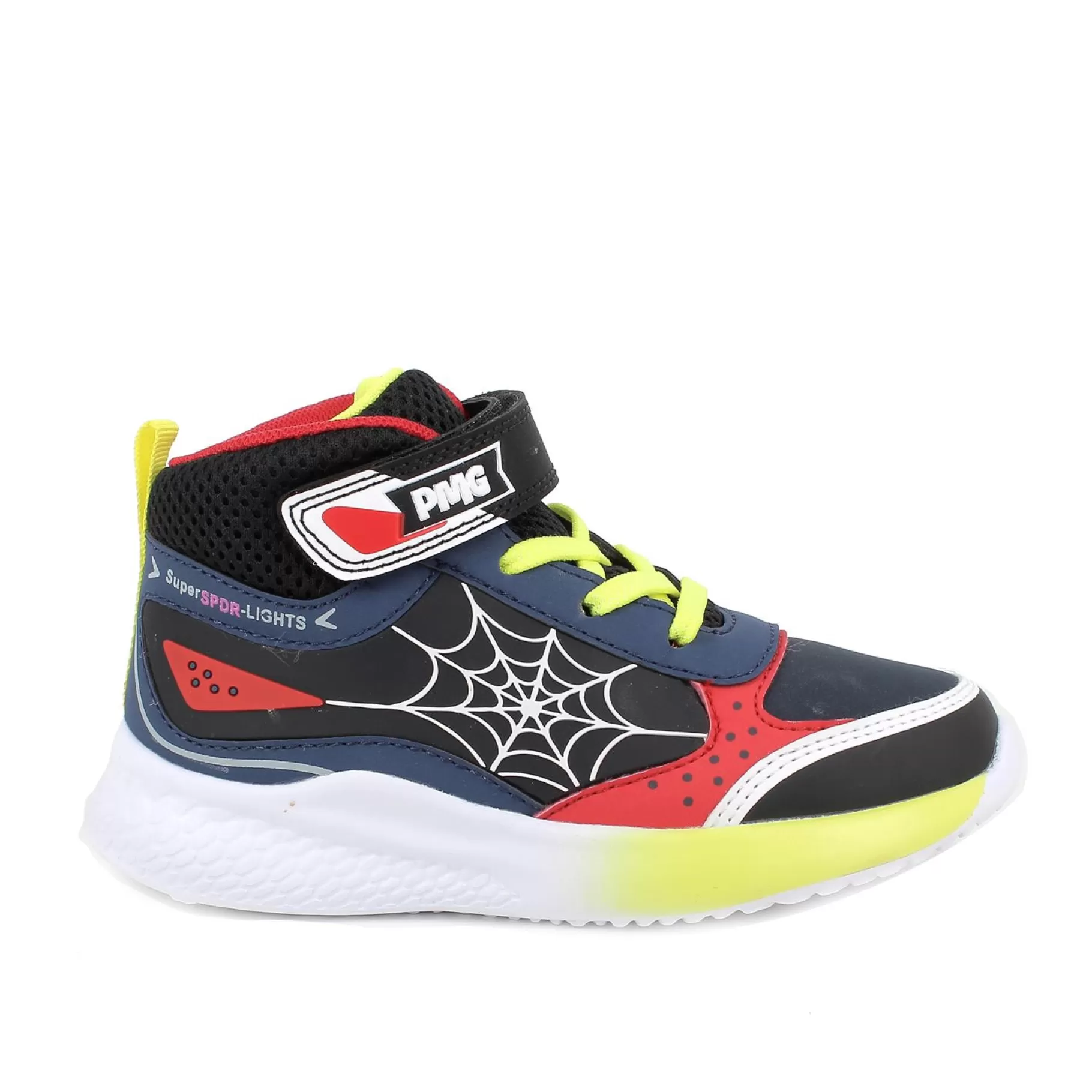 Primigi Sneakers da bambino navy-rosso-giallo fluo'^Bambino Scarpe Con Strappi | Scarpe Con Luci