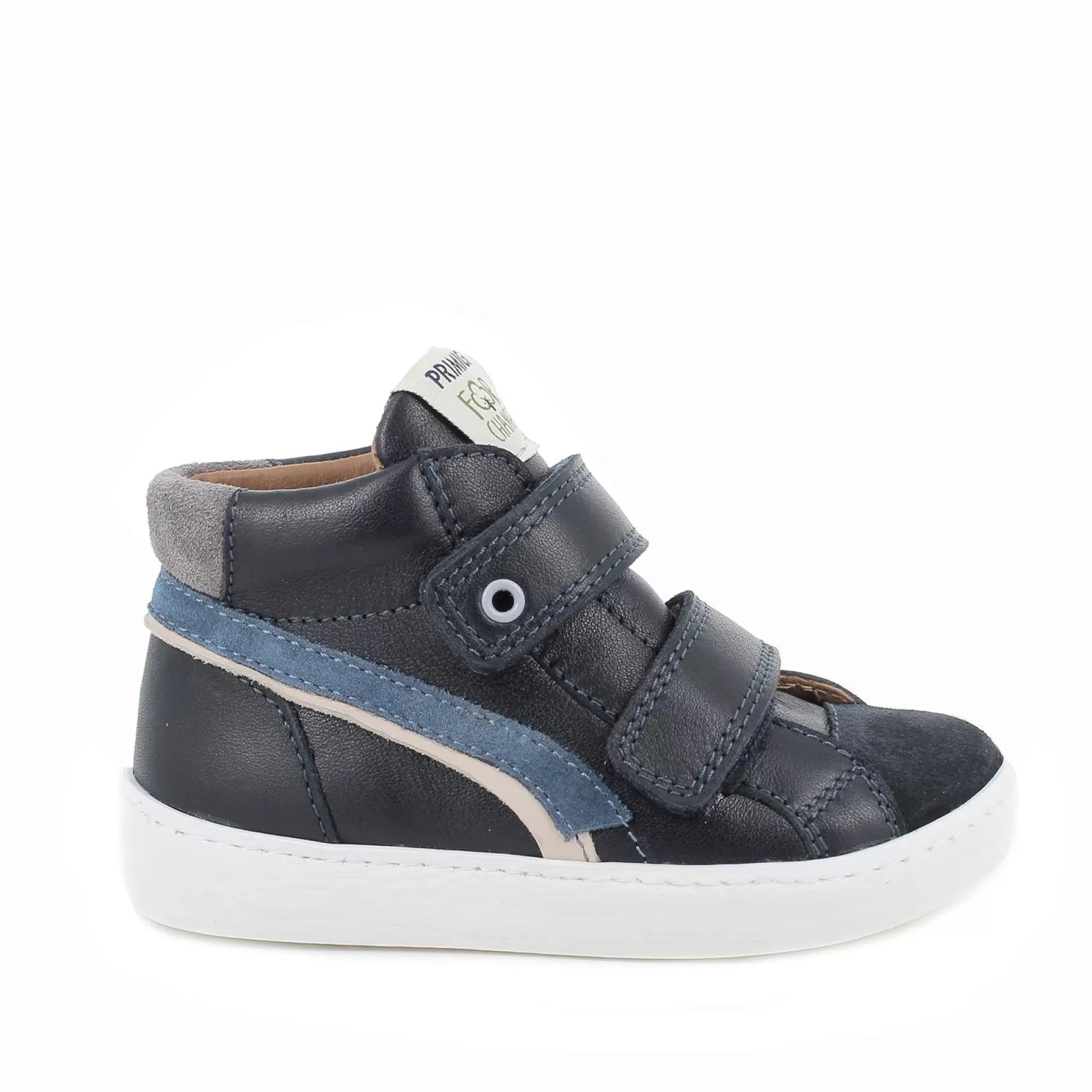 Primigi Sneakers eco-sostenibili in pelle da bambino navy^Bambino Scarpe Con Strappi | Sneakers