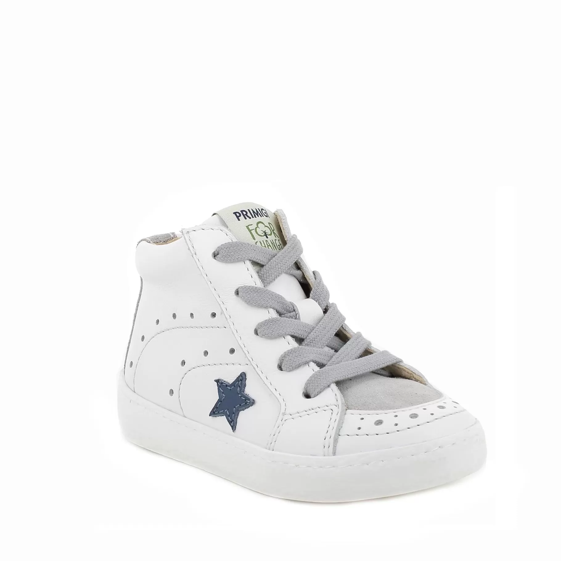 Primigi Sneakers eco-sostenibilibi in pelle da bambino -perla^Bambino Sneakers