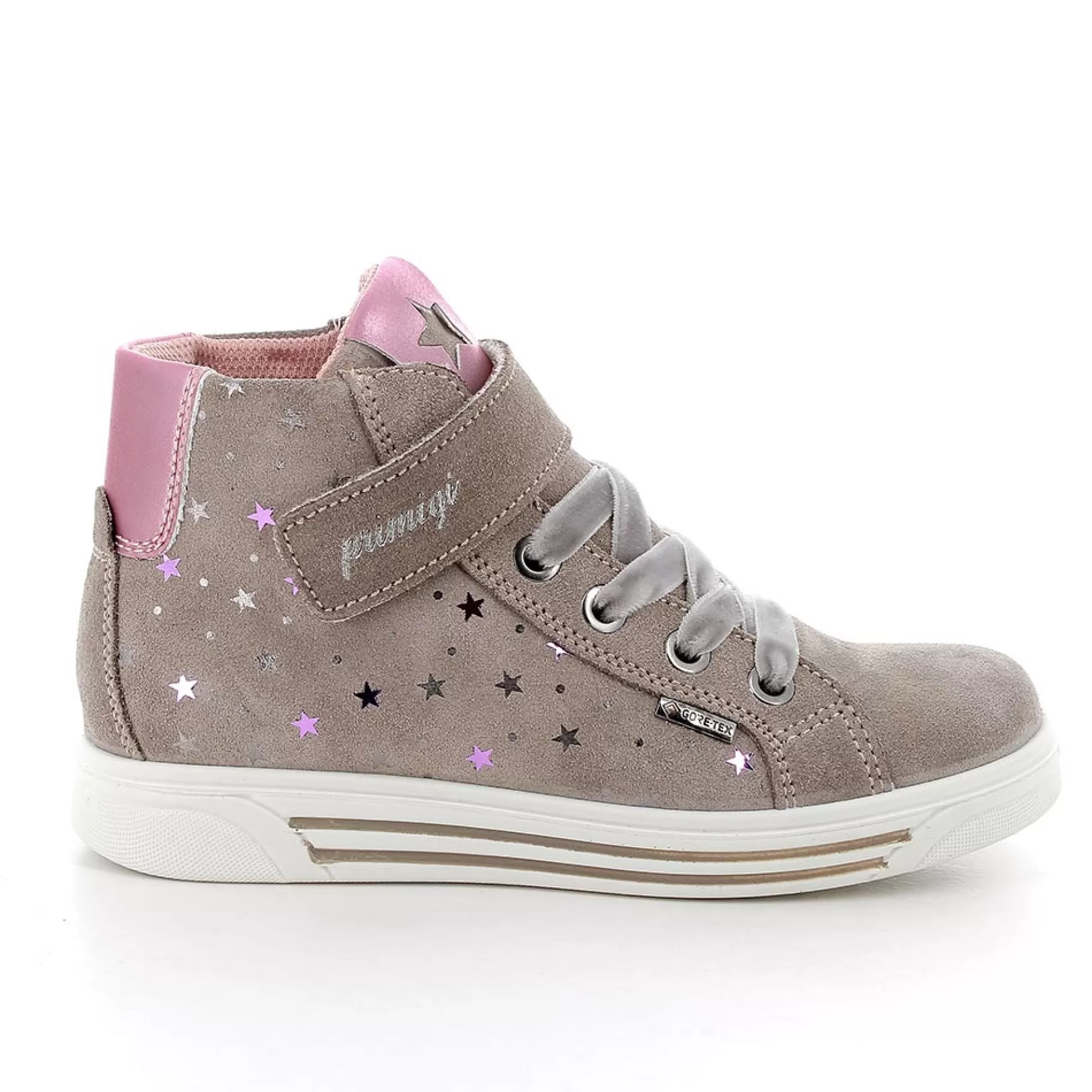 Primigi Sneakers gore-tex in pelle da bambina marmotta^ Scarpe Con Strappi | Scarpe In Gore-tex