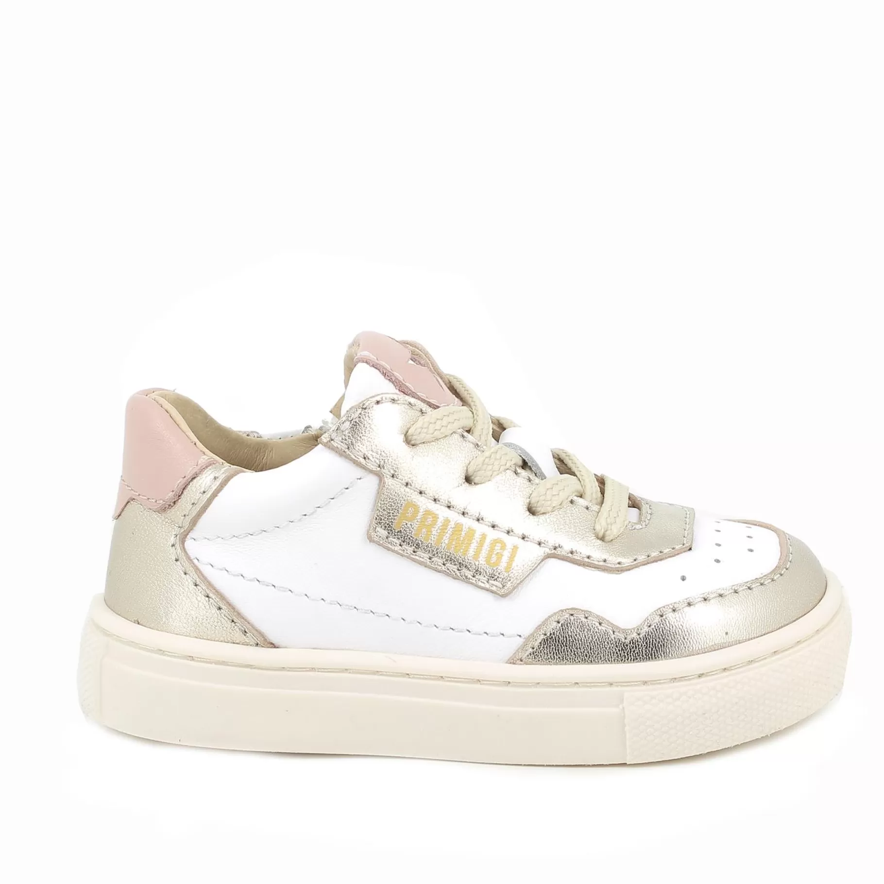 Primigi Sneakers in pelle da bambina -platino^ Scarpe Primi Passi | Sneakers