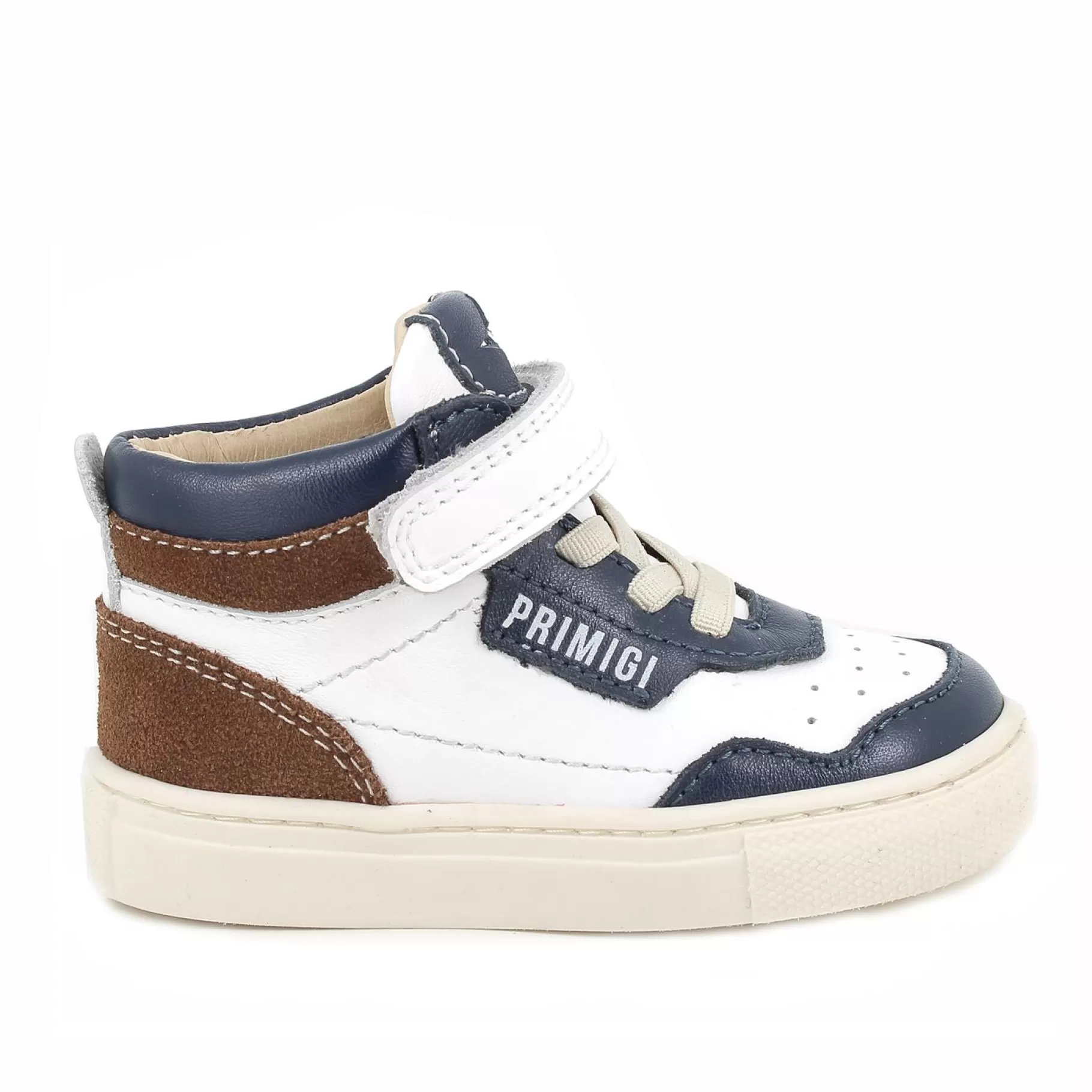 Primigi Sneakers in pelle da bambino -oceano-marrone^Bambino Scarpe Con Strappi | Scarpe Primi Passi