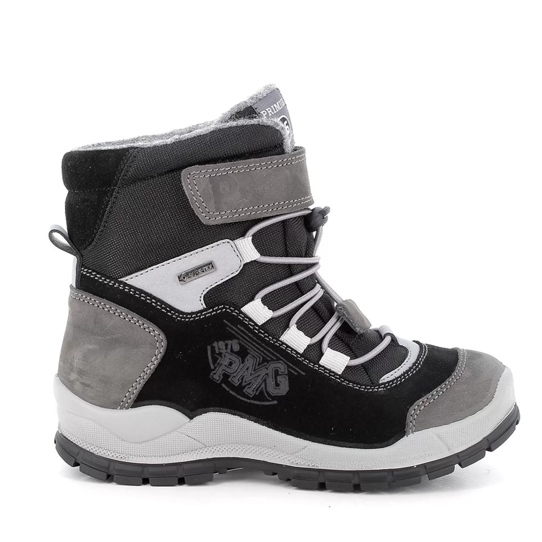 Primigi Stivaletti gore-tex da bambino grigio scuro-^Bambino Stivali Da Neve | Scarpe Con Strappi